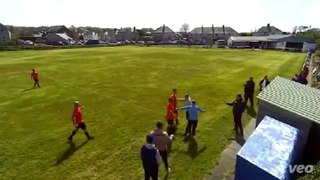 Linesman punched to ground during football match in north Wales