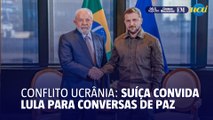 Zelensky e Suíça querem Lula em conversas de paz