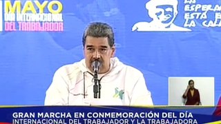 Pdte. Nicolás Maduro: Yo soy un presidente obrero de la patria venezolana y de la clase obrera