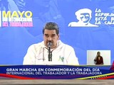 Pdte. Nicolás Maduro: Yo soy un presidente obrero de la patria venezolana y de la clase obrera