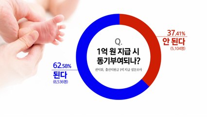 아이 낳을 때마다 1억 원 준다면?..."63% 동기부여" [앵커리포트] / YTN