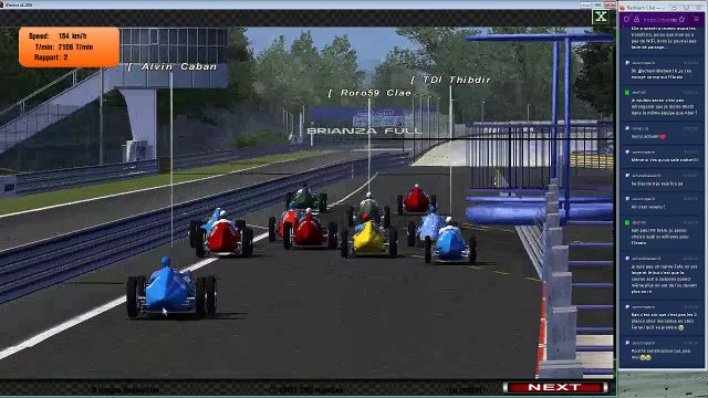F1Legacy S1 | 1951 : Italie (Monza Oval) - SEASON FINALE 10/10 : qualifs & courses | rFactor League