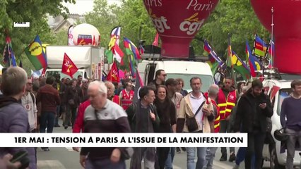 1er Mai : tension à Paris à l'issue de la manifestation