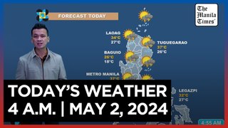 Today's Weather, 4 A.M. | May 2, 2024