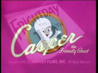 1952 Casper -  Frightday the 13th -  tv print