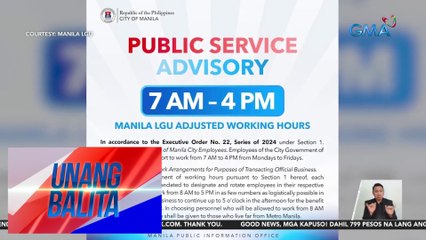 7 AM - 4 PM na bagong working hours sa Metro Manila LGUs, simula na ngayong araw | UB