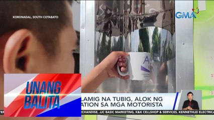 Libreng malamig na tubig, alok ng gasoline station sa mga motorista | UB