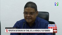 Desprendimiento n túnel de la 27 de Febrero 