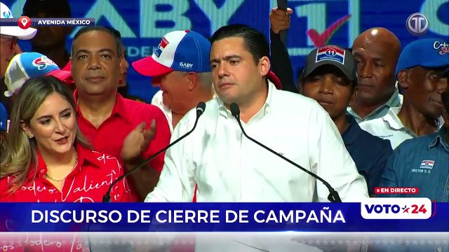 Discurso de cierre de campaña de José Gabriel Carrizo, candidato presidencial del PRD y Molirena