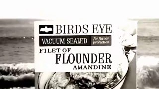 1960s Birds Eye frozen flounder fish TV commercial