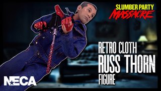 NECA Slumber Party Massacre Retro Cloth Russ Thorn Figure Re Review
