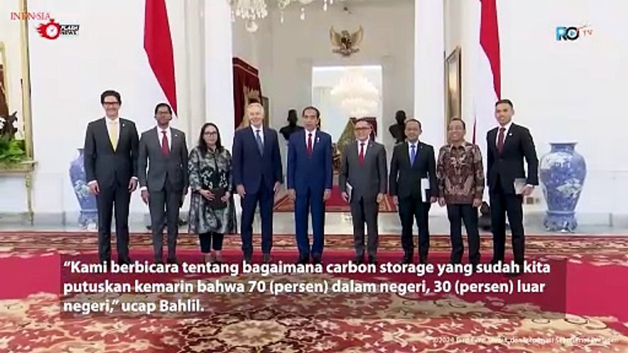 Bertemu Tony Blair, Presiden Jokowi Bahas Investasi Energi dan Percepatan Transformasi Digital