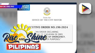 CDO Mayor Uy, hiniling na ang pagdeklara ng “State of Emergency