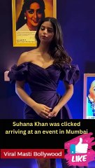 Twinning with the carpet Suhana Khan struts into an event Viral Masti Bollywood