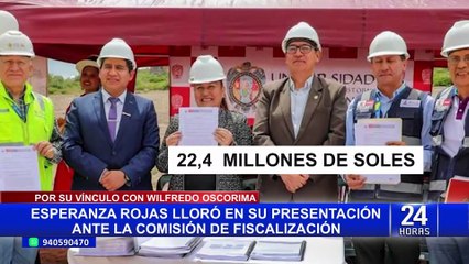 Wilfredo Oscorima: Esperanza Rojas llora en el Congreso y niega haberse beneficiado durante su gestión
