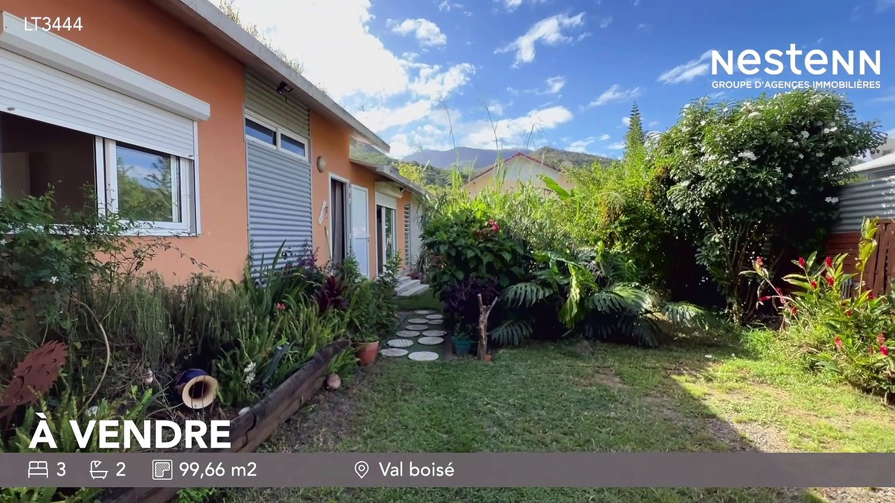 EN EXCLUSIVITÉ À VENDRE JOLIE VILLA F4 AU VAL BOISÉ - PAÏTA