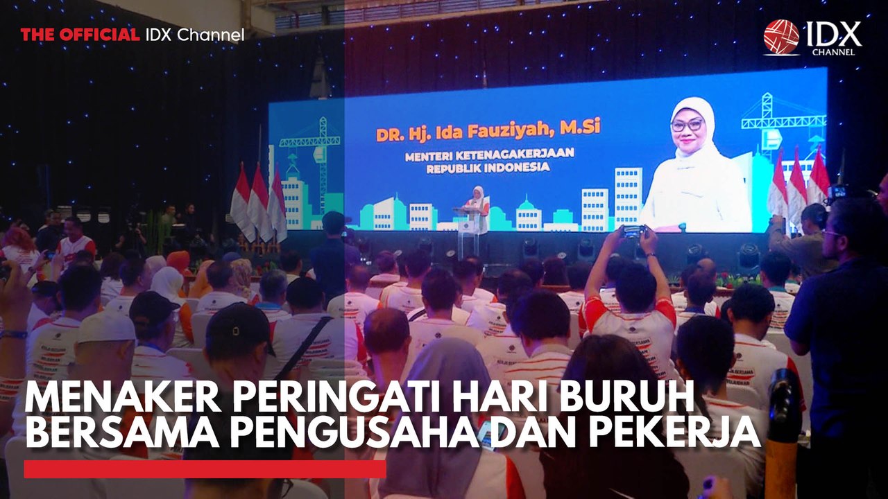 Menaker Peringati Hari Buruh Bersama Pengusaha dan Pekerja