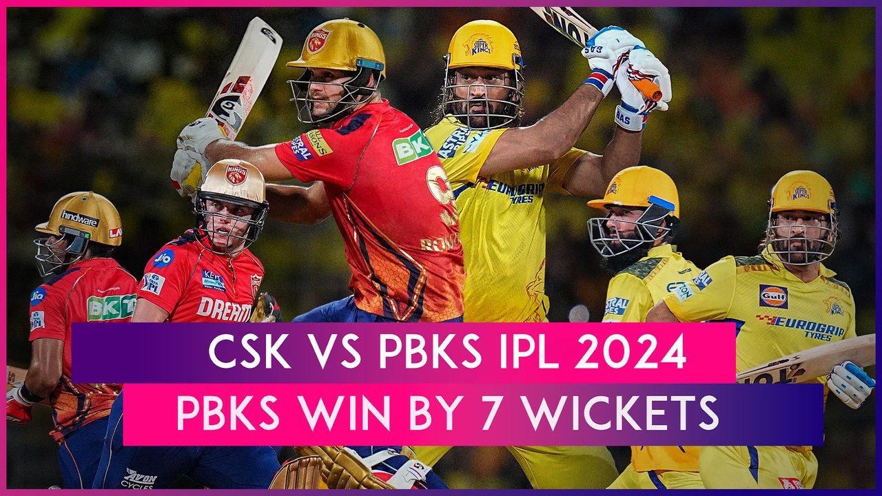CSK vs PBKS IPL 2024 Stat Highlights: Punjab Ki...