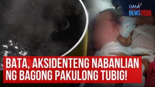 Bata, aksidenteng nabanlian ng bagong pakulong tubig! | GMA Integrated Newsfeed