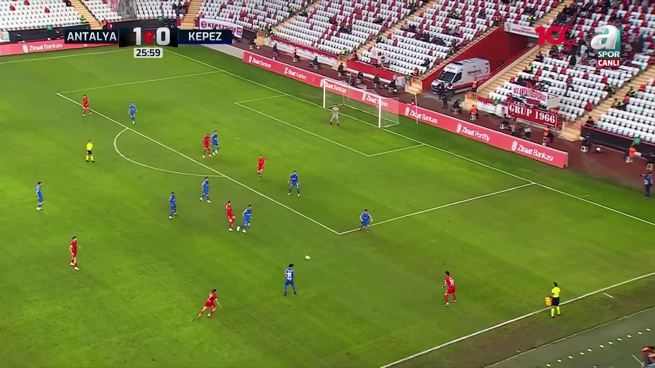 Antalyaspor 6-1 Kepez Belediyespor (Ziraat Türkiye Kupası 4. Tur Maç)  A Spor