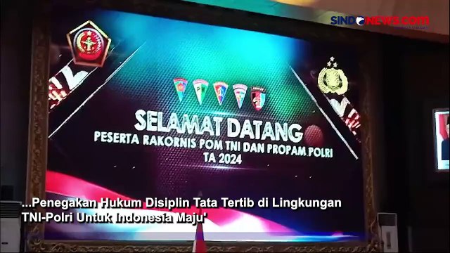 POM TNI-Propam Polri Gelar Rakornis di Mabes TNI Pagi Ini