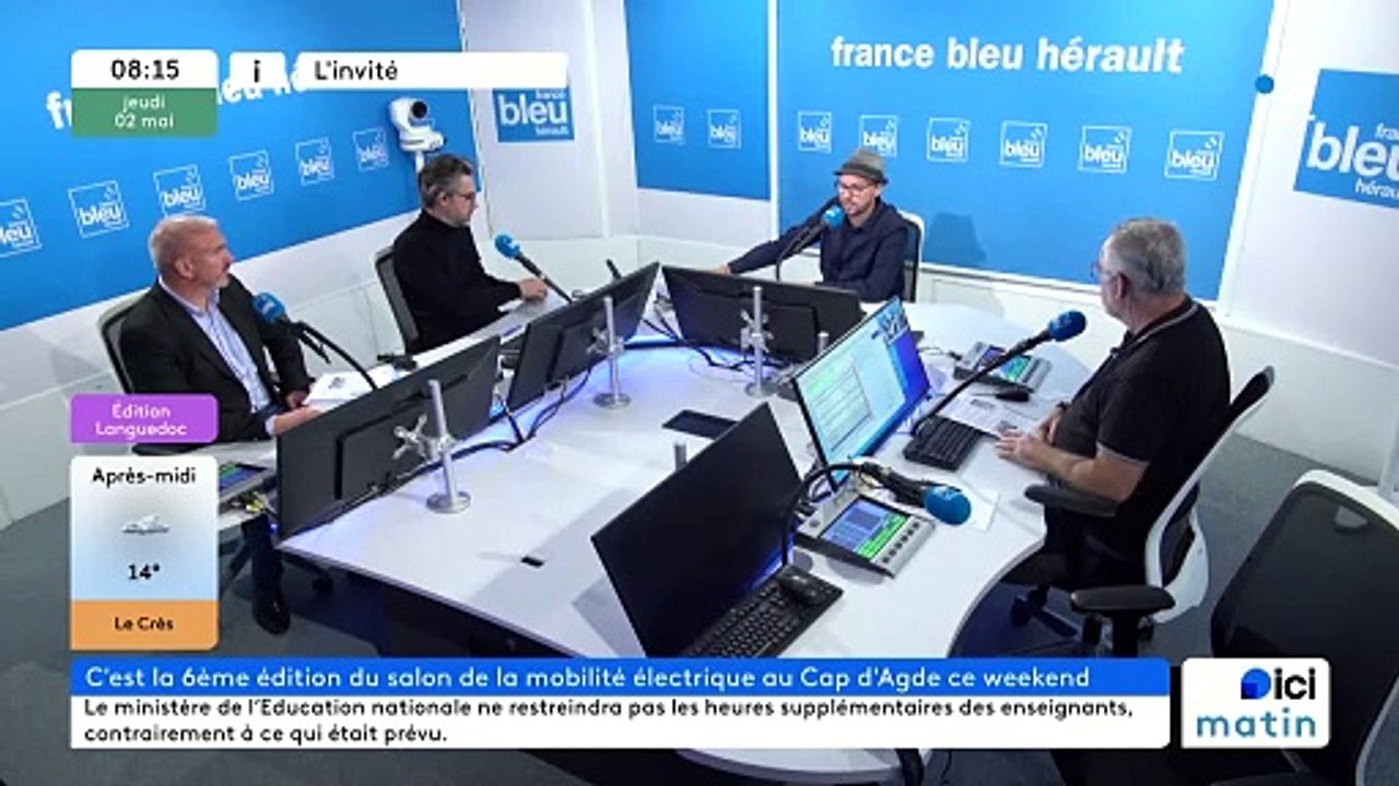 Sebastien Rongier (association E-Cap) organisateur du salon des véhicules electriques au Cap d'Agde