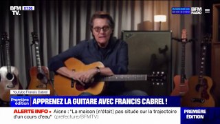 Francis Cabrel explique comment il joue à la guitare dans des tutos sur Youtube