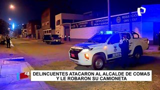 Alcalde de Comas tras violento ataque: 