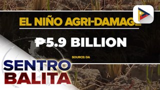 Pinsalang dulot ng El Niño sa agrikultura, pumalo na sa higit P5-B;