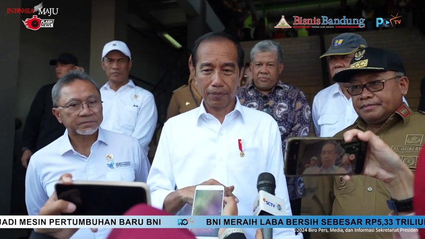 Jokowi Cek Harga Sembako di NTB