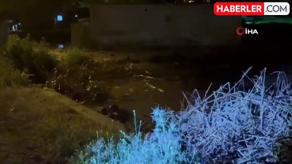 Yağmur yağmadan sel sularına teslim oldular