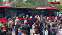 Ankara'da sağanak nedeniyle bazı metro istasyonları hizmet dışı kaldı