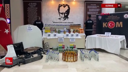 Edirne'de aranan TIR'da yaklaşık 19 kilo altın ele geçirildi