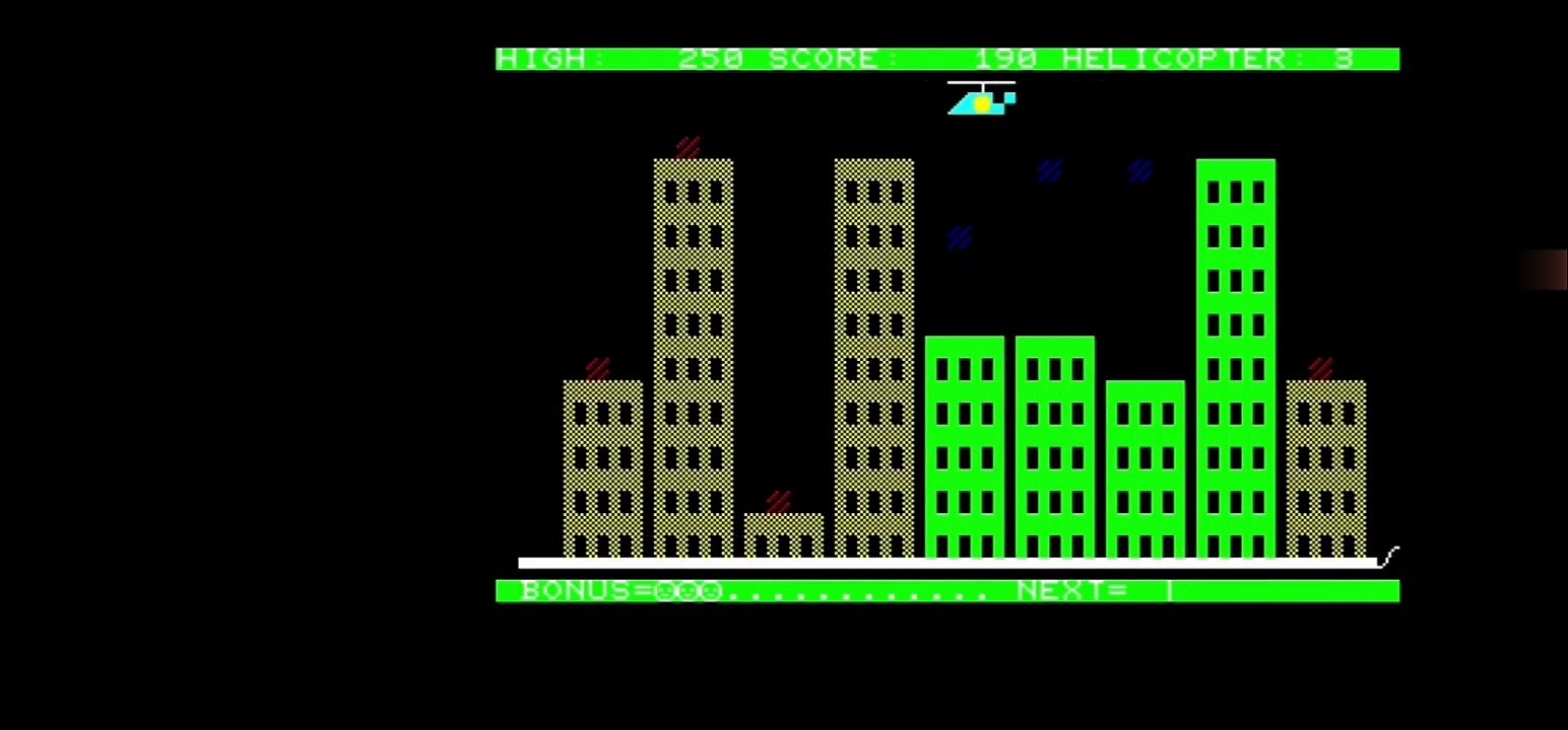 Super Helicopter - Sharp MZ-700