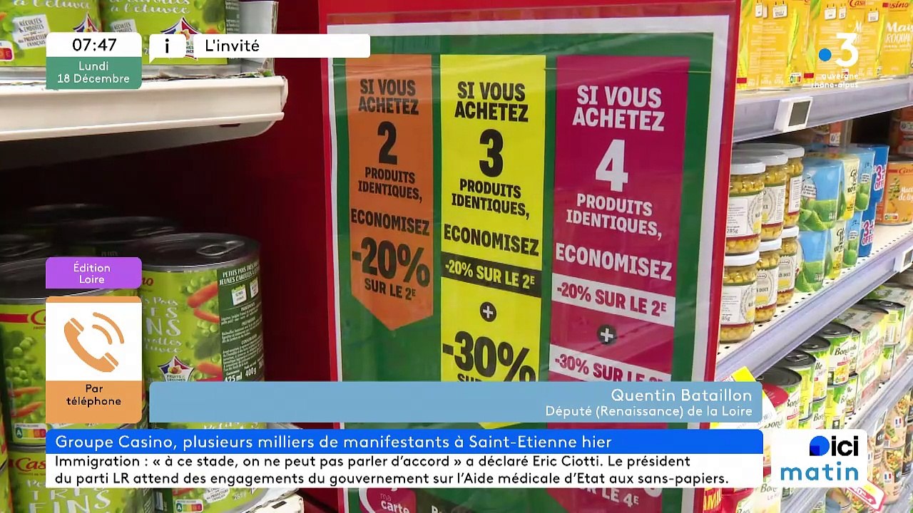 19/01/2024 - Le 6/9 de France Bleu Saint-Étienne Loire en vidéo