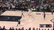 Kyrie shows off handles and finds the rim