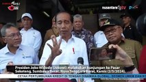 Jokowi blusukan cek harga sembako di pasar NTB