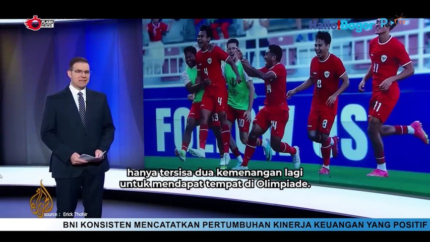 Ketua Umum PSSI Erick Thohir Optimis Indonesia Lolos ke Olimpiade 2024