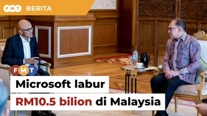 Descargar video: Microsoft labur RM10.5 bilion di Malaysia, kata Anwar