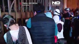 WATCH: Police crackdown demonstrations against Georgia's foreign influence bill