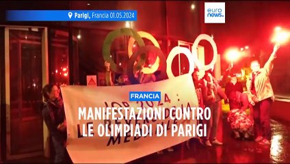 Parigi: manifestanti contro le Olimpiadi chiedono un incontro con il ministro dell'Interno