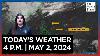 Today's Weather, 4 P.M. | May 2, 2024