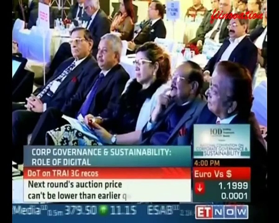Fiinovation on ET NOW - National Convention On Corporate Governance & Sustainability
