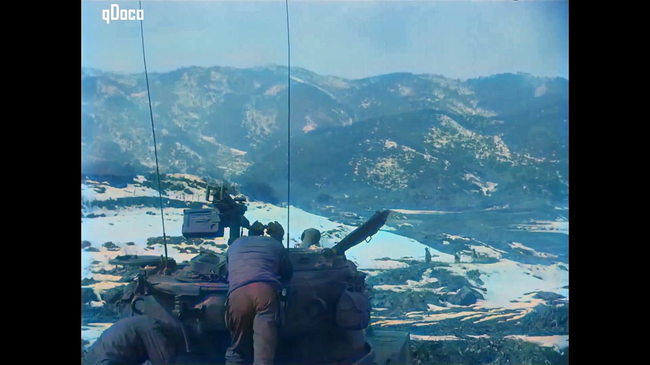 Heavy Mortar Platoon, Inchon, Korea (1951) Silent Documentary AI Colourised