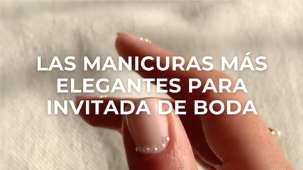 Las manicuras más elegantes para invitada de boda