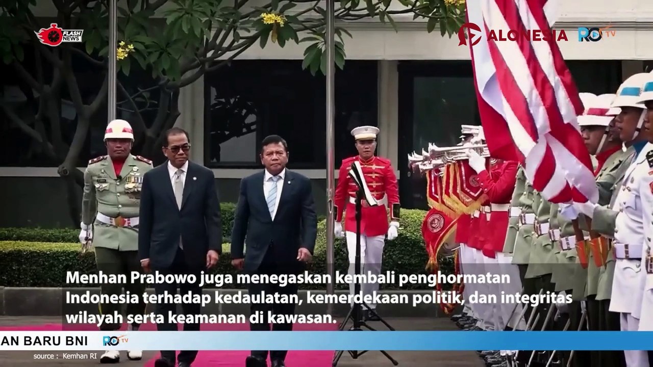 Menhan RI Prabowo Subianto Terima Kunjungan Kehormatan Menteri Pertahanan Malaysia