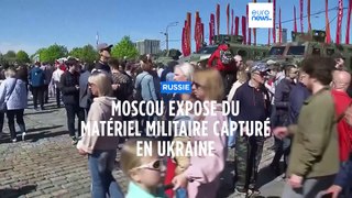 Moscou expose du matériel militaire saisi en Ukraine