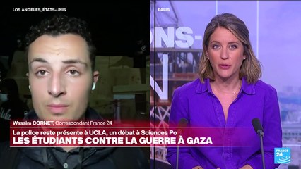 Mobilisation contre la guerre à Gaza : 2e nuit de tensions sur le campus de UCLA