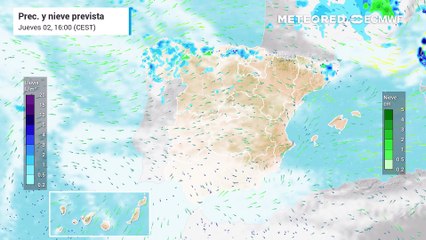 Primer fin de semana de mayo con lluvias importantes en algunas zonas de España