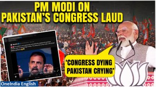 PM Modi Ridicules Congress as Pakistanu Politician Lauds Rahul Gandhi in a Post| Oneindia News